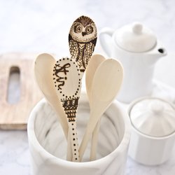 Stampington & - Woodburned Spoons DIY Tutorial Inspired by Niki Meiners