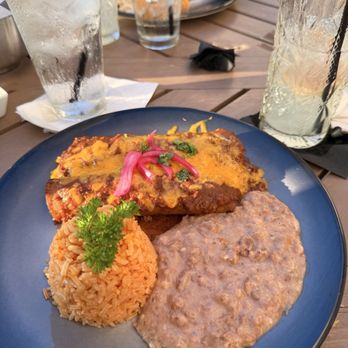 San Miguel - Beef Enchilada Dinner - Mexican Near Me - Lewisville, Texas