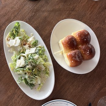 Mavericks Montauk - Cedar salad and Parker house rills - Steakhouses Near Me - Montauk, New York Mavericks Montauk - Cedar salad and Parker house rills - Steakhouses Near Me - Montauk, New York