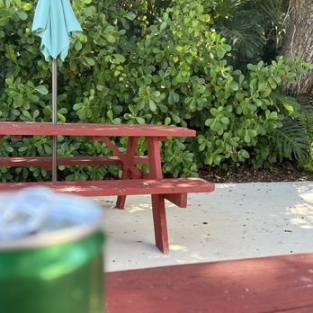 Mrs Peters Smoke House - Side patio to eat your order. - Seafood Markets Near Me - Jensen Beach, Florida Mrs Peters Smoke House - Side patio to eat your order. - Seafood Markets Near Me - Jensen Beach, Florida