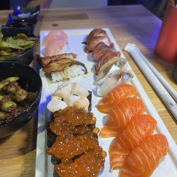 Sushi Damu - Nigiri assortment - Sushi Bars Near Me - Tustin, California Sushi Damu - Nigiri assortment - Sushi Bars Near Me - Tustin, California