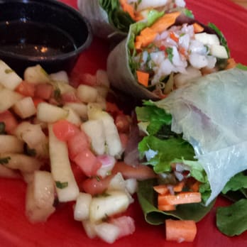 Food Dudes Kitchen - Fresh shrimp spring rolls with cucumber salad - Seafood Near Me - Kill Devil Hills, North Carolina Food Dudes Kitchen - Fresh shrimp spring rolls with cucumber salad - Seafood Near Me - Kill Devil Hills, North Carolina