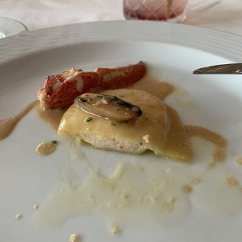 Sails Restaurant - Lobster ravioli, see the delicious filling - Seafood Near Me - Naples, Florida
