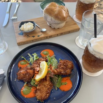 Mala Ocean Tavern - Coconut Shrimp and Taro Sweetbread - Seafood Near Me - Lahaina, Hawaii Mala Ocean Tavern - Coconut Shrimp and Taro Sweetbread - Seafood Near Me - Lahaina, Hawaii