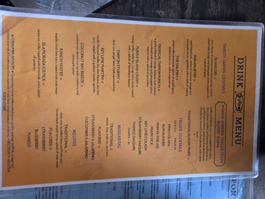 Menu photo 3 Hungry Tarpon Restaurant Islamorada, FL Menu photo 3 Hungry Tarpon Restaurant Islamorada, FL