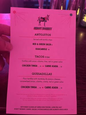 Menu photo 2 Ghost Donkey Chicago, IL