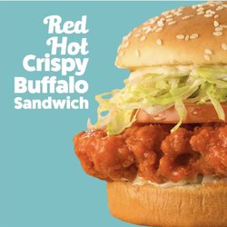Fatburger - What I ordered Their new crispy buffalo sandwich