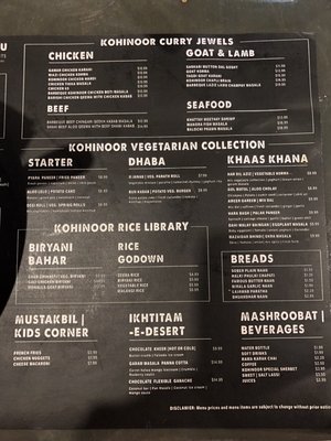 Menu photo 4 Kohinoor Indo Pak Restaurant Spring, TX Menu photo 4 Kohinoor Indo Pak Restaurant Spring, TX