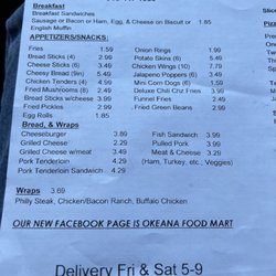Okeana Food Mart - 11/21