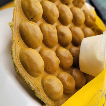Happy Lemon MLK - Seattle - Matcha Bubble Waffle with Puff Cream - Waffles Near Me - Seattle, Washington Happy Lemon MLK - Seattle - Matcha Bubble Waffle with Puff Cream - Waffles Near Me - Seattle, Washington
