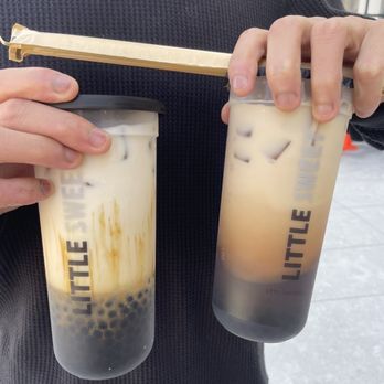 Little Sweet - Brown Sugar Milk Tea, Black sugar fresh milk tea with boba - Bubble Tea Near Me - San Francisco, California