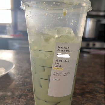 Starbucks - a plastic cup with a drink in it - Coffee & Tea Near Me - Toledo, Ohio