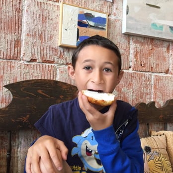 Kettle & Stone - Great morning and my nephew eating his Favorate Plain bagel - Coffee & Tea Near Me - San Diego, California Kettle & Stone - Great morning and my nephew eating his Favorate Plain bagel - Coffee & Tea Near Me - San Diego, California