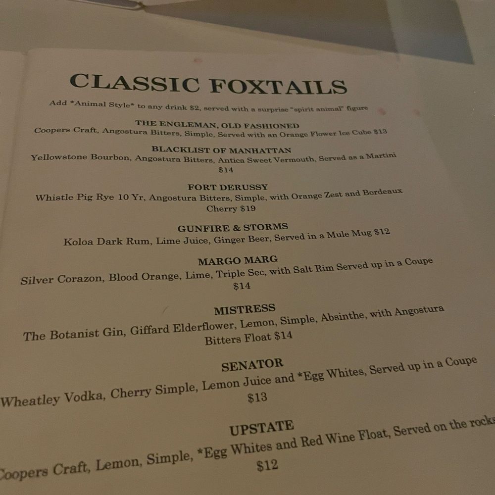 Menu Menu