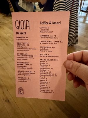 Menu photo 8 Gioia Cafe & Bar New Haven, CT Menu photo 8 Gioia Cafe & Bar New Haven, CT