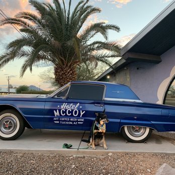 Hotel McCoy - Retro car out front of hotel. - Hotels Near Me - Tucson, Arizona Hotel McCoy - Retro car out front of hotel. - Hotels Near Me - Tucson, Arizona