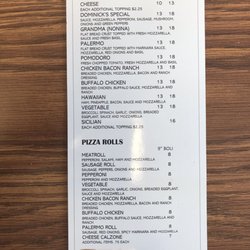 Dominick's Pizza - New Franklin Dominick's Menu!