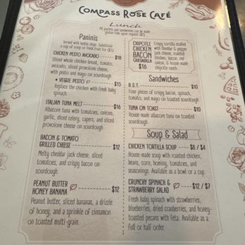 Compass Rose Cafe - Menu - Breakfast & Brunch Near Me - Brookings, Oregon