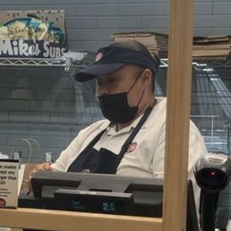 The scary lady exposing her nose
