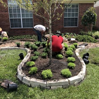 Theiss Landscape Works - a man working in the garden - Landscaping Near Me - Hockley, Texas Theiss Landscape Works - a man working in the garden - Landscaping Near Me - Hockley, Texas