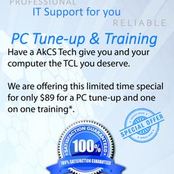 Alaska Computer Support - PC Tune-up & Training