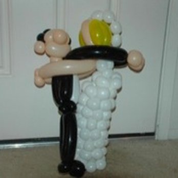 Party Animals - Bride and Groom Balloon Twist - Party Characters Near Me Party Animals - Bride and Groom Balloon Twist - Party Characters Near Me