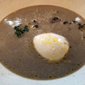Berners Tavern - Mushroom soup - British Near Me - London, LND Berners Tavern - Mushroom soup - British Near Me - London, LND