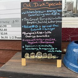 Valley Espresso - October drink specials