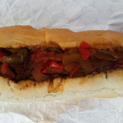 Dominic's of New York - Hot sausage with peppers & onions