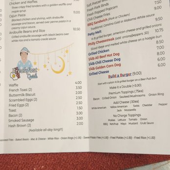 Quick Kitchen - a menu for a restaurant - Food Delivery Services Near Me - Columbus, Georgia
