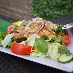 The Yolk Grill - Grilled chicken house salad
