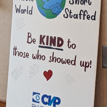 Virginia Eye Consultants - This is one of the signs about being short staffed. Photo taken April 6, 2026. - Optometrists Near Me - Norfolk, Virginia Virginia Eye Consultants - This is one of the signs about being short staffed. Photo taken April 6, 2026. - Optometrists Near Me - Norfolk, Virginia