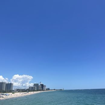Oceanic - View outside on pier - Seafood Near Me - Pompano Beach, Florida