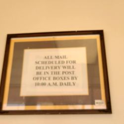 US Post Office - All mail is in boxes by  1000
