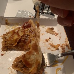 Long piece of plastic in my food.