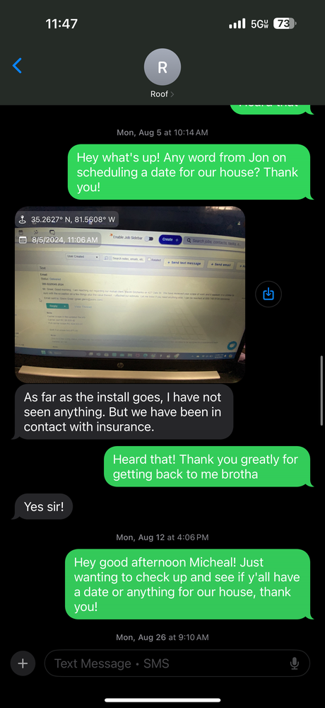 Slide of Buckhead Roofing