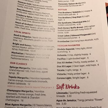 Frontera Grill - Menu - Mexican Near Me - Chicago, Illinois