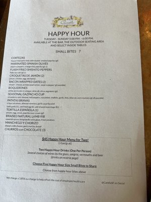 Menu photo 6 Canela Bistro Bar San Francisco, CA Menu photo 6 Canela Bistro Bar San Francisco, CA