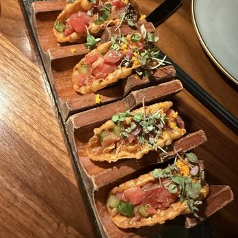 Fortu - Tuna wonton tacos - Wine Bars Near Me - St. Petersburg, Florida Fortu - Tuna wonton tacos - Wine Bars Near Me - St. Petersburg, Florida