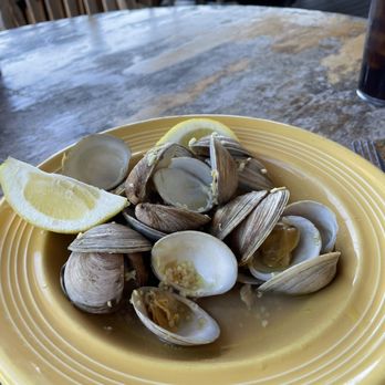 Graham's Landing - Little neck clam appetizer!! Excellent! - Seafood Near Me - Murrells Inlet, South Carolina Graham's Landing - Little neck clam appetizer!! Excellent! - Seafood Near Me - Murrells Inlet, South Carolina