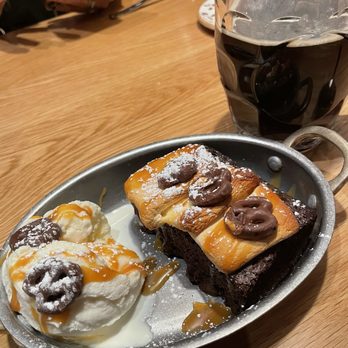 Yava Kitchen and Brewhouse - Campfire Brownie with Dark and Mild Beer. - Breweries Near Me - Cumming, Georgia Yava Kitchen and Brewhouse - Campfire Brownie with Dark and Mild Beer. - Breweries Near Me - Cumming, Georgia