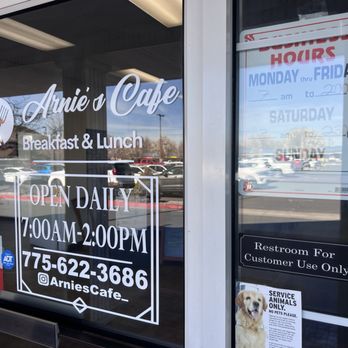 Arnie’s Cafe - 3/12/26 FYI. Business hours. - Breakfast & Brunch Near Me - Reno, Nevada