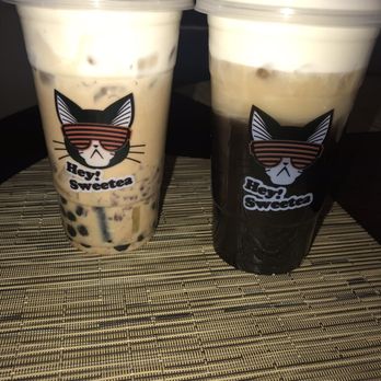 Sweetea - Red Bean Milk Tea with sea salt cheese and boba, Sea Salt Cheese Iced Coffee with boba - Bubble Tea Near Me - Las Vegas, Nevada Sweetea - Red Bean Milk Tea with sea salt cheese and boba, Sea Salt Cheese Iced Coffee with boba - Bubble Tea Near Me - Las Vegas, Nevada