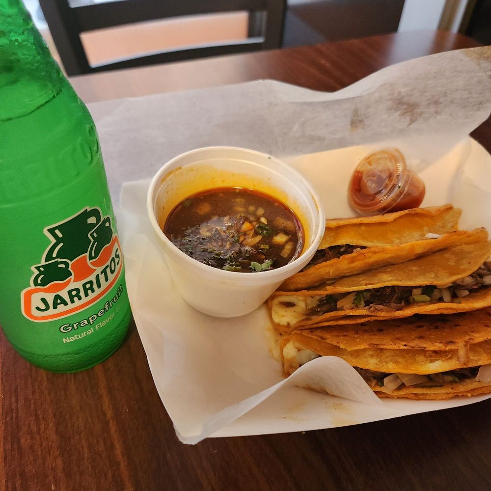 Grapefruit Jarritos & Birria Tacos