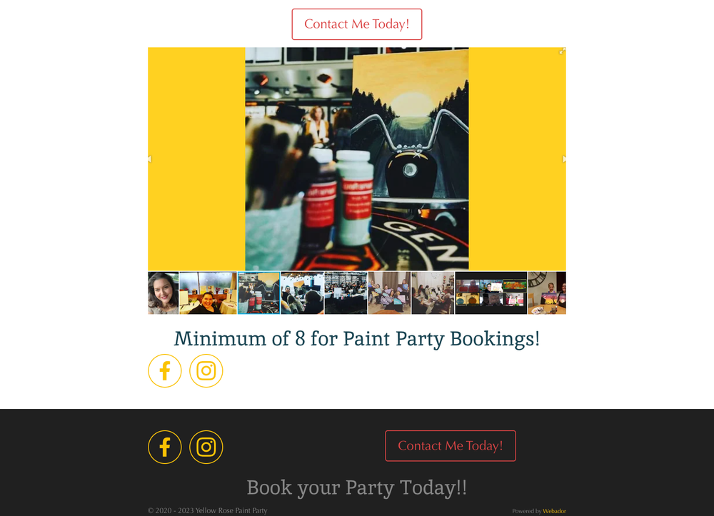 YELLOW ROSE PAINT PARTY 19 Photos Denton, Texas Paint & Sip