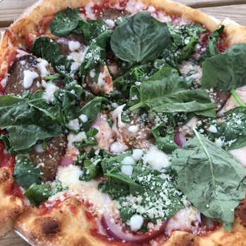 Pizzoco Pizza Parlor - Basil sausage red onions, and spinach. - Pizza Near Me - Winchester, Virginia Pizzoco Pizza Parlor - Basil sausage red onions, and spinach. - Pizza Near Me - Winchester, Virginia