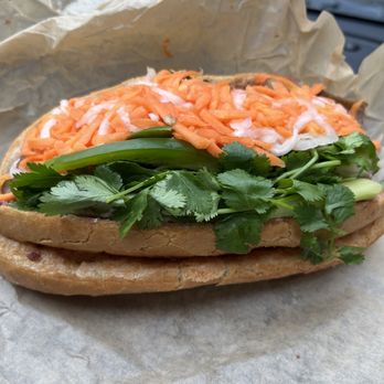 Phosho Dough - Grilled Chicken Sandwich (BANH MI gA) - Vietnamese Near Me - Oakland, California Phosho Dough - Grilled Chicken Sandwich (BANH MI gA) - Vietnamese Near Me - Oakland, California