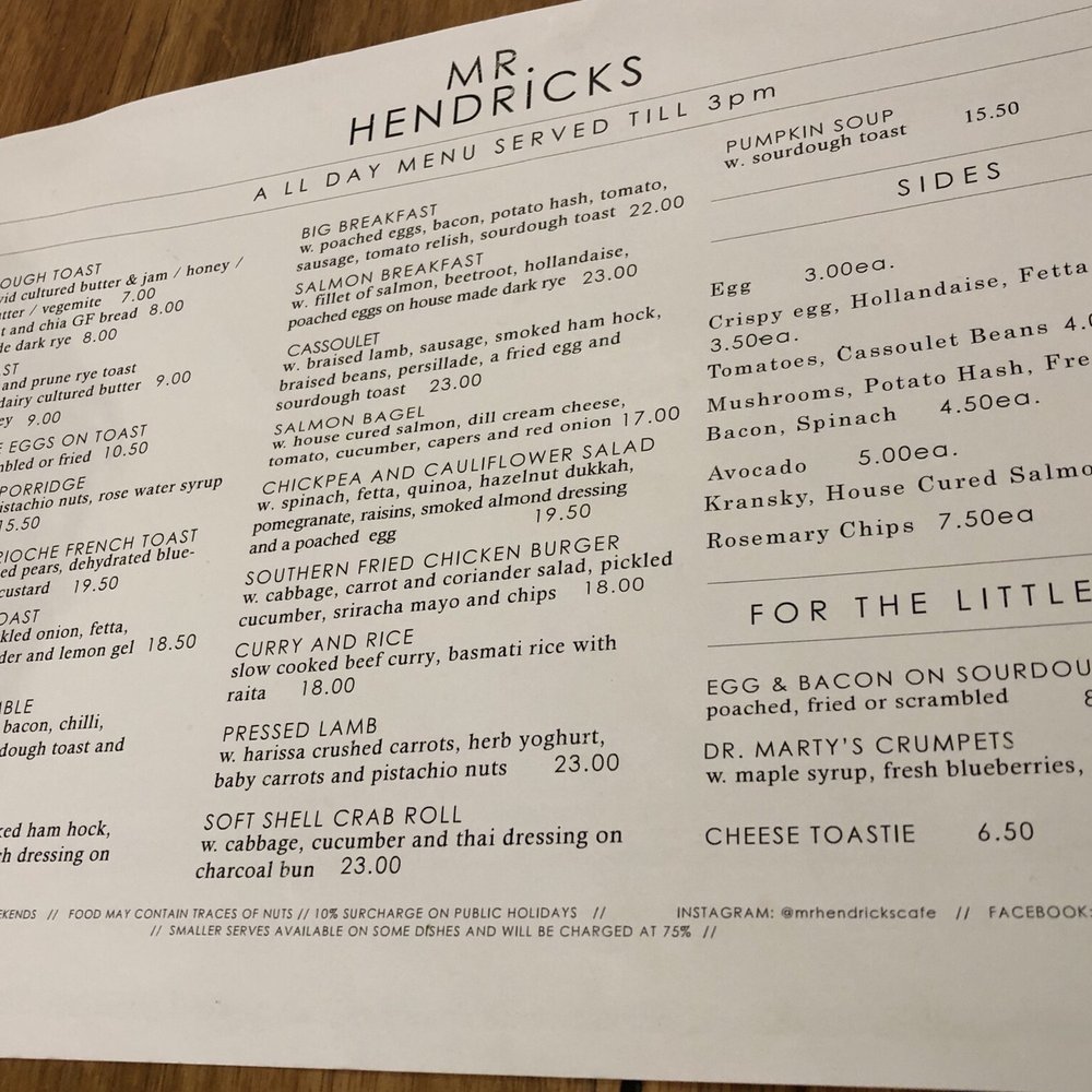 Mr Hendricks Cafe - Coffee & Tea Near Me - Balwyn, VIC Mr Hendricks Cafe - Coffee & Tea Near Me - Balwyn, VIC