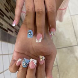 Elise Nails Lounge - My granddaughter's nails at Elise Nails today!