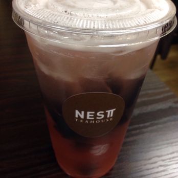 Nest Tea House - I asked for guava slush but don't blend it, just add grass jelly - Bubble Tea Near Me - Arcadia, California Nest Tea House - I asked for guava slush but don't blend it, just add grass jelly - Bubble Tea Near Me - Arcadia, California